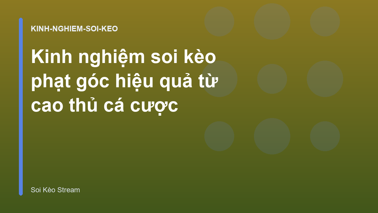 Read more about the article Kinh nghiệm soi kèo phạt góc hiệu quả từ cao thủ cá cược